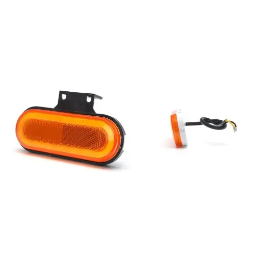 Reducere LAMPA GABARIT LED 1420 W198, 12V-24V, POZITIE PORTOCALIU CU SEMNALIZARE WAS