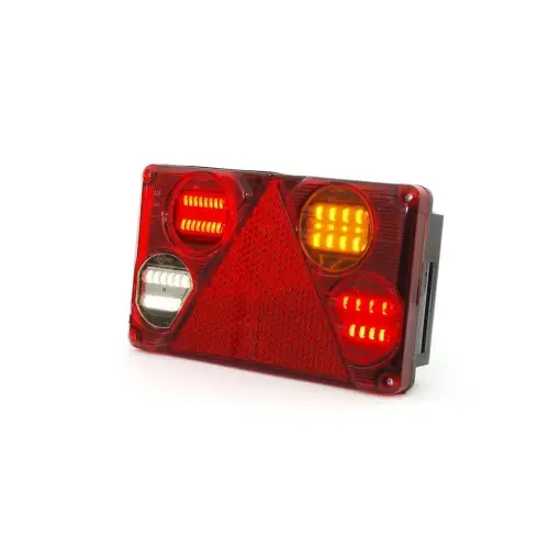 LAMPA MULTIFUNCTIONALA SPATE DREAPTA LED 392 W70dP, 12V-24V, 6 FUNCTII WAS Promoție