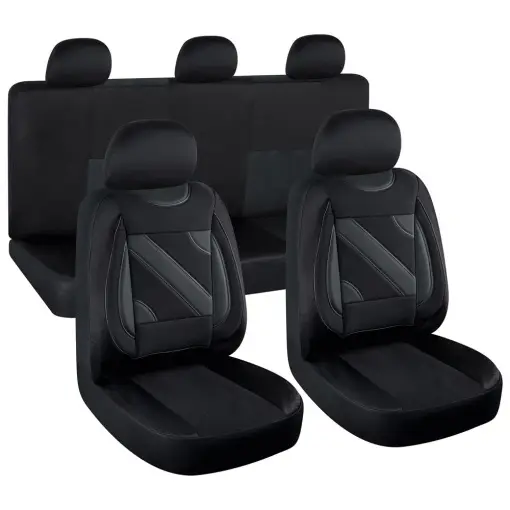 Expediere rapidă SET HUSE SCAUN NERO NEGRU