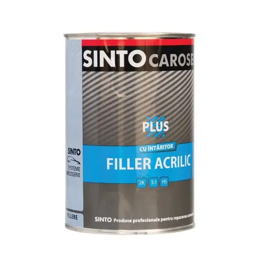 Cumpără online FILLER ACRILIC PLUS 5:1 CU INTARITOR - GRI 0.75L + 0.15L SINTO