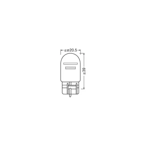 SET 2 BECURI 12V W21/5W ORIGINAL BLISTER OSRAM Ofertă specială