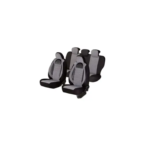 Reducere specială SET HUSE SCAUN RACING GRI - NEGRU
