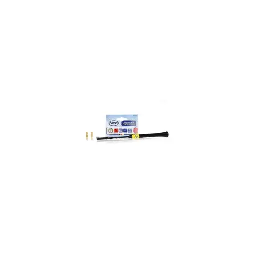 Retur ușor ANTENA AUTO EXTERIOR NEAGRA 23CM CU 2 ADAPTOARE (5-6MM)