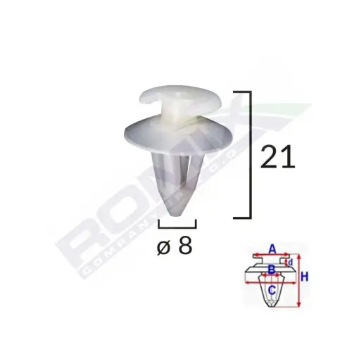 Nu rata CLIPS TAPITERIE PENTRU AUDI/BMW/VW - ALB SET 10 BUC