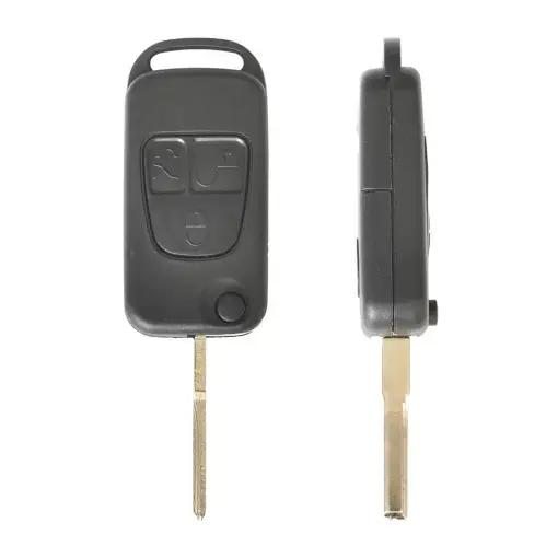 CARCASA CHEIE CONTACT PENTRU MERCEDES-BENZ CLASS C/ S / ML / SL 3 BUTOANE, CU CHEIE Chilipir