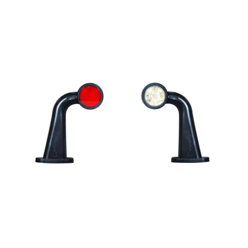 Ofertă de sezon LAMPA GABARIT LED CU BRAT 499BCL W21.5w, 12V-24V, POZITIE ALB / ROSU STANGA WAS