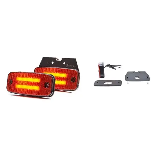 LAMPA GABARIT LED 1139 W158, 12V-24V, POZITIE ROSU WAS Ofertă specială