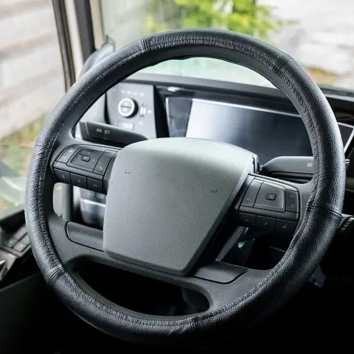 HUSA VOLAN PIELE NATURALA NEGRU 47-49 CM Plată sigură