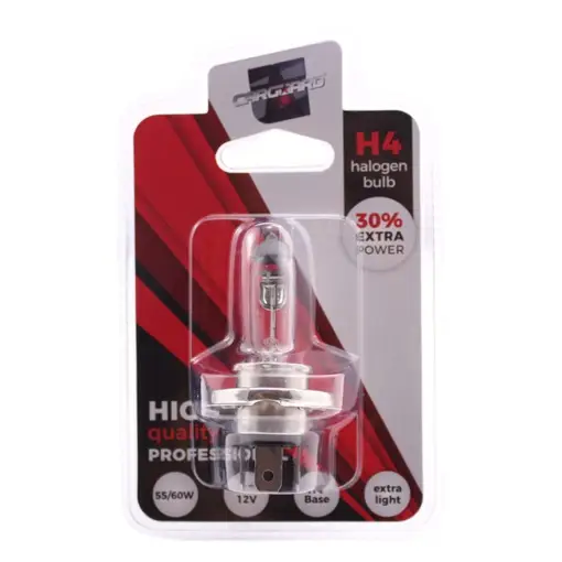 Reducere specială Bec halogen H4, 55W, +30% intensitate - CARGUARD