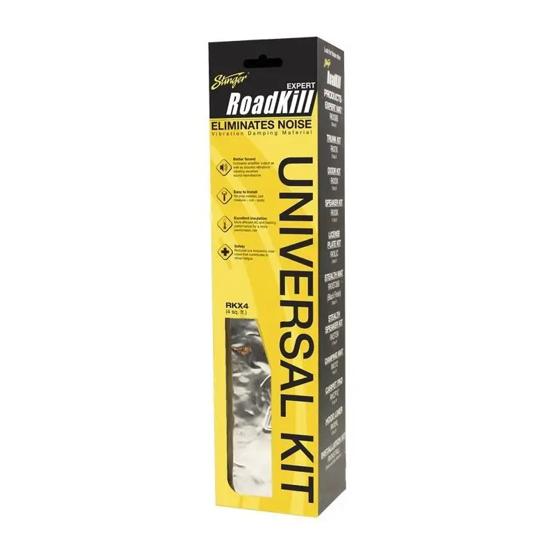Kit insonorizant auto Stinger RoadKill Universal, 2 coli 0.37 mp Reducere specială
