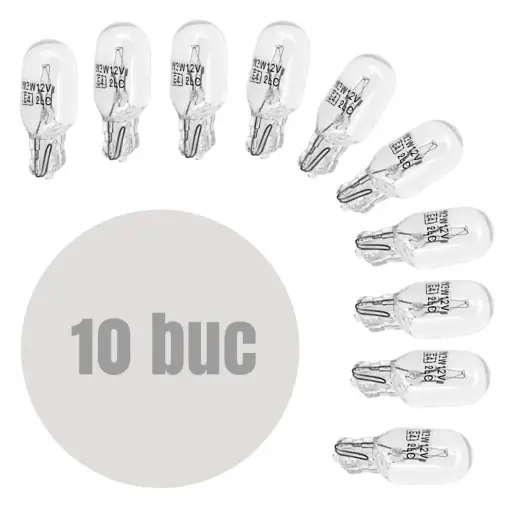 Bestseller Bec de poziție W3W - T10 12V 3W - set de 10 - CARGUARD