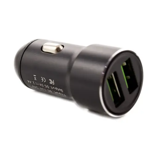 Încărcător auto USB - 2400 mA - carcasă metalică - Carguard Preț promoțional