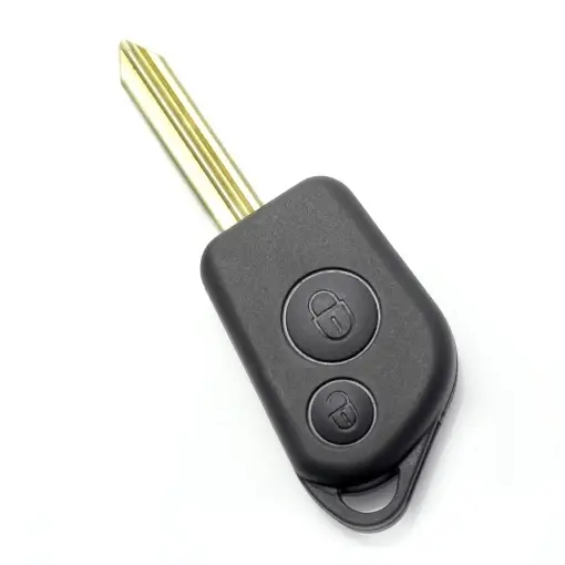 Citroen / Peugeot - Carcasa cheie cu 2 butoane Retur ușor