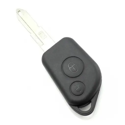 Citroen / Peugeot - Carcasa cheie cu 2 butoane si suport de baterie Reducere de preț