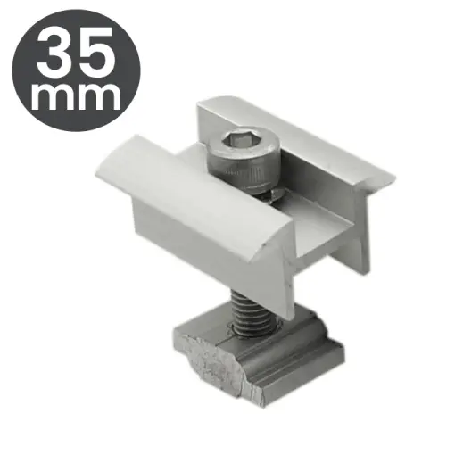 Cumpără online Clema dublă 30/35 mm "Z" pentru montaj panou fotovoltaic