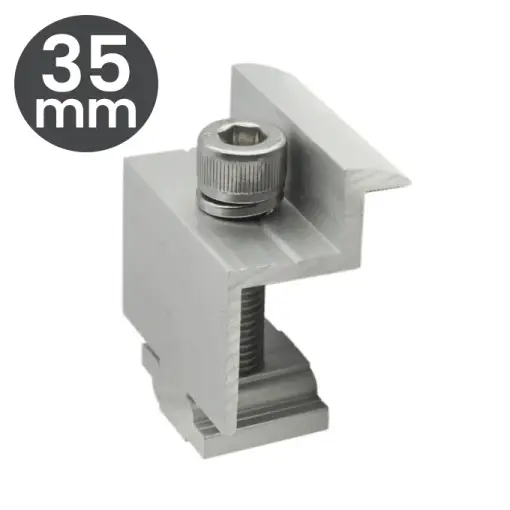 Clema capăt 35 mm "Z" pentru montaj panou fotovoltaic Comandă acum