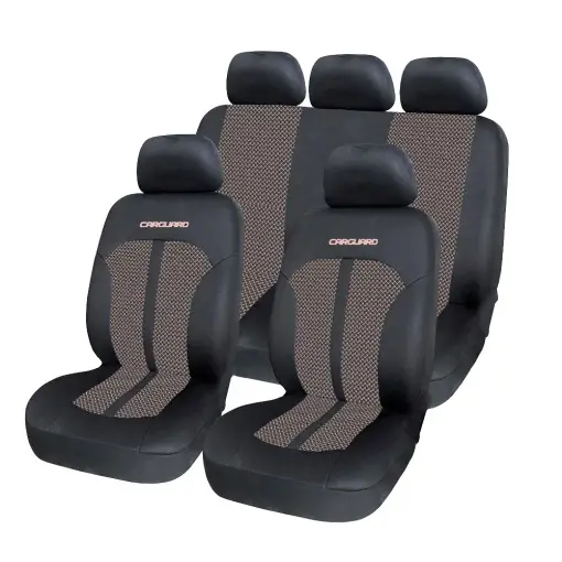 Reducere extra Huse universale premium pentru scaune auto bej+negru - CARGUARD