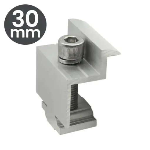 Preț mic Clema capăt 30 mm "Z" pentru montaj panou fotovoltaic