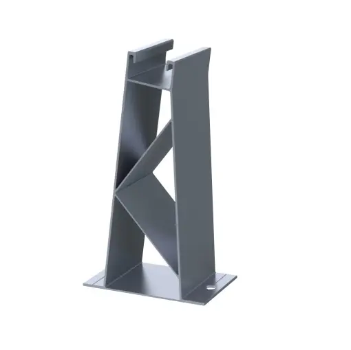 Premium Picior spate pt sistem de montare acoperis plat 10° model " P"