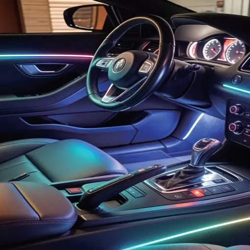 Ultima șansă Kit lumini ambientale Profesionale RGB Dynamic - Carguard