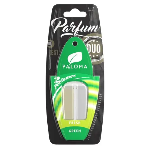 Noutate Odorizant auto Paloma Parfum DUO Fresh/Green 2x3ml