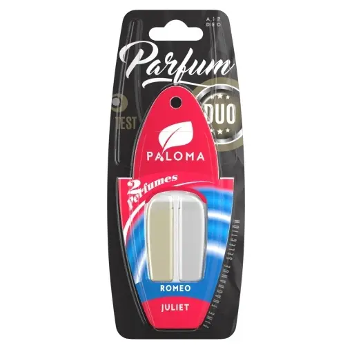 Super ofertă Odorizant auto Paloma Parfum DUO Romeo/Juliet 2x3ml