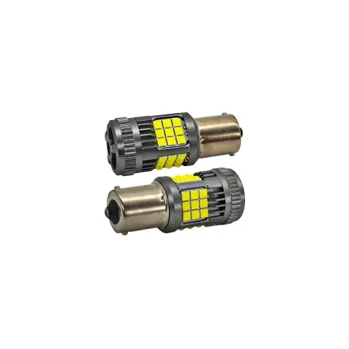 Cel mai bun preț Bec auto o faza BA15S 3030 36SMD 30W CANBUS cu ventilator, 12V–24V, nonpolar, lumina alba 3000 lm Cod: JSUN58