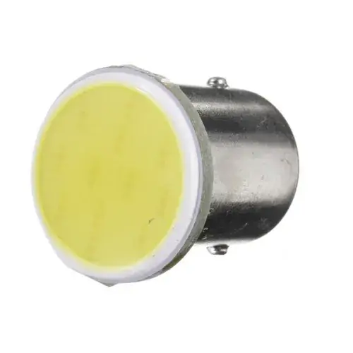 Bec cireasa 3W COB BAU15S lumina rosie 12V ( Tip nou ASIMETRIC ) 56266T.N.R-12V Popular