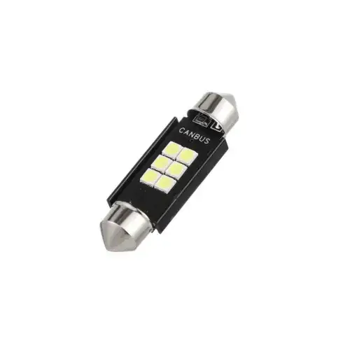 Bec sofit 31mm 6SMD 3030 12VCanbus 300 lumen Lumina alba Cod: HH031 Cumpără acum