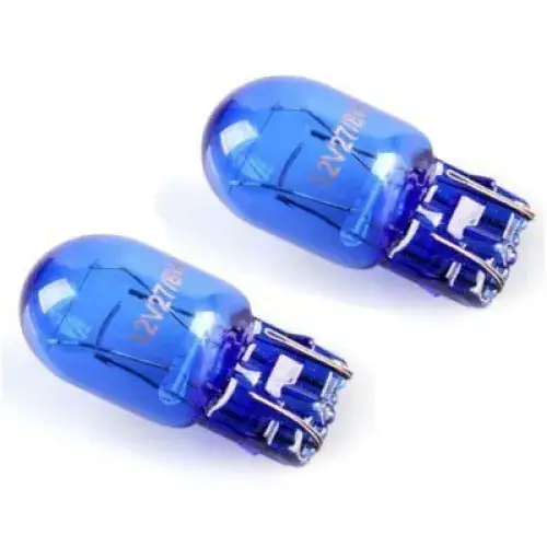 Bec T20 albastru 2 faze 5W / 21 W 12V WHITE VISION – lumina de zi compatibil Logan 2 2013 Livrare gratuită