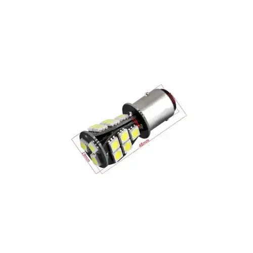 Set 2 BecuriBA15S 18 LED LUX SMD 5730 o faza CANBUS 24V Cumpărături sigure