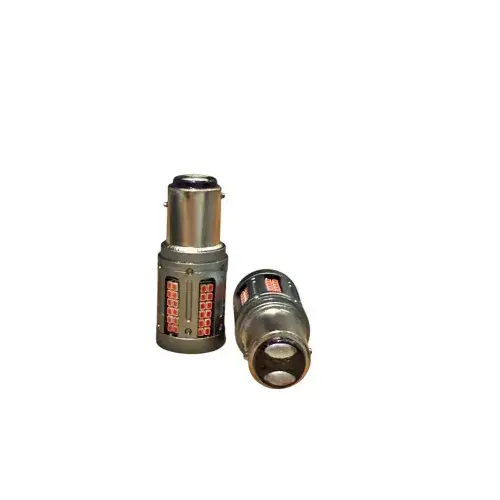 Bestseller Set 2 becuri 2 fazeBAY15D 1157 84SMDCanbus12V-24V nonpolarlumina Rosie 1000 lumen 25wCod: HH007
