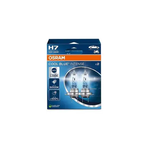 Set 2 becuri halogen H7 Osram Cool Blue Intense 12V 55WCod: 387538 Promoție