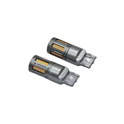 Set 2 becuri o faza T20 7440 84SMD Canbus 12V-24V nonpolar lumina galbena 1000 lumen 25WCod: HH010 Doar azi