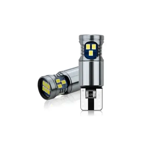Set 2 becuri T10 18SMD 2016 Canbus 12V 400 lumen lumina alba Cod: HH023 Reducere specială