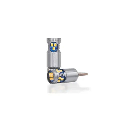 Set 2 becuri T10 18SMD 2016 Canbus 12V 400 lumen lumina galbena Cod: HH025 Livrare rapidă