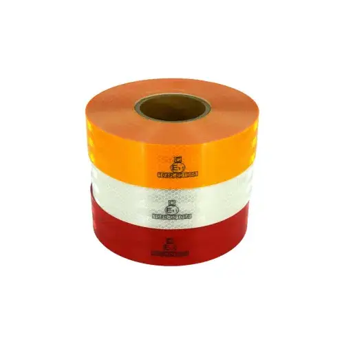 Banda reflectorizanta alba tip fagure 5cm X 45.7m omologata U.E. Cod:UE58W Mai ieftin