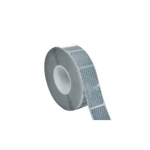 Banda reflectorizanta intreruptaPremium Omologata U.E. culoare Alba Cod: RI01W Preț promoțional