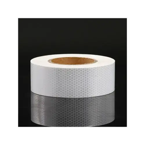 Banda reflectorizanta tip fagure culoare Alba 5cmx25m Cod: CH-022W Livrare gratuită