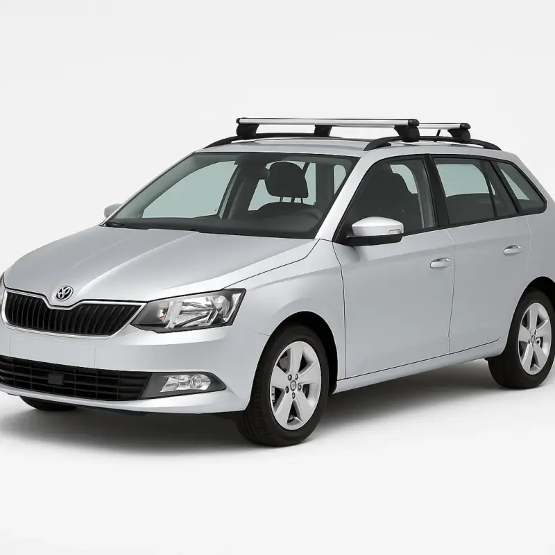Bare Portbagaj din Aluminiu cu antifurt SKODA Fabia III 2015-prezent Noutate