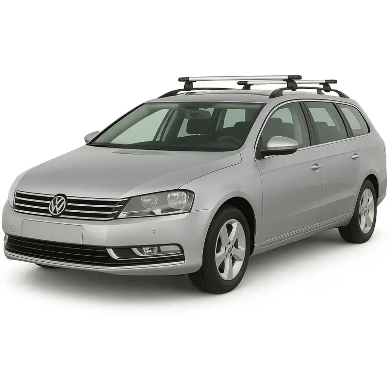 Bare Portbagaj din Aluminiu cu antifurt, VW Passat B6/B7 2005-2015 Break Ofertă limitată