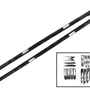Preț mic Bare decorative longitudinale portbagaj pentru Range Rover Evoque L538 2011-2018, negru lucios