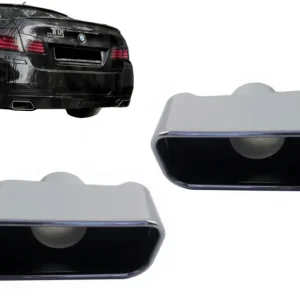 Ornamente evacuare BMW Seria 5 F10 F11 2011-2017 inox Sport Design Discount