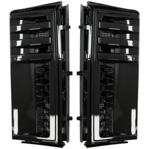 Grile laterale Range Rover Vogue III L322 2002-2012, negru lucios Transport gratuit