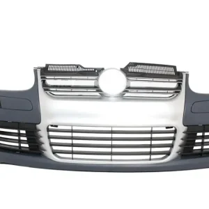 Disponibil imediat Bară față R32 Look pentru VW Golf 5 și Jetta 2003-2010, aluminiu look