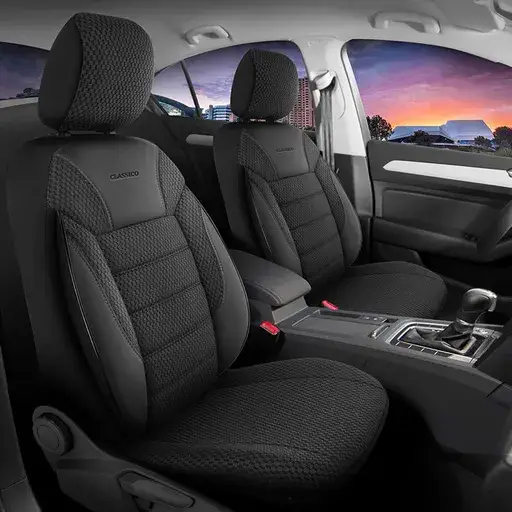 Disponibil imediat Set complet huse auto Suzuki Sx4 Classico Negru ,11 piese