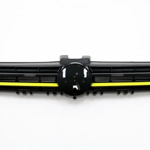 Grila centrala VW Golf 7 VII (5G) R400, negru lucios cu insertii galbene Super ofertă