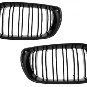 Reducere specială Grile centrale BMW Seria 3 E46 Facelift 2001-2005 negru lucios