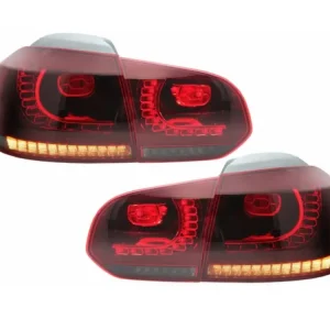 Livrare rapidă Stopuri Full LED pentru VW Golf 6 VI 2008-2013 R20 rosu fumuriu