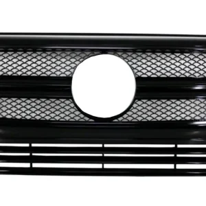 Livrare gratuită Grilă centrală Mercedes W463 G-Class 1990-2017, negru lucios, design G63/G65
